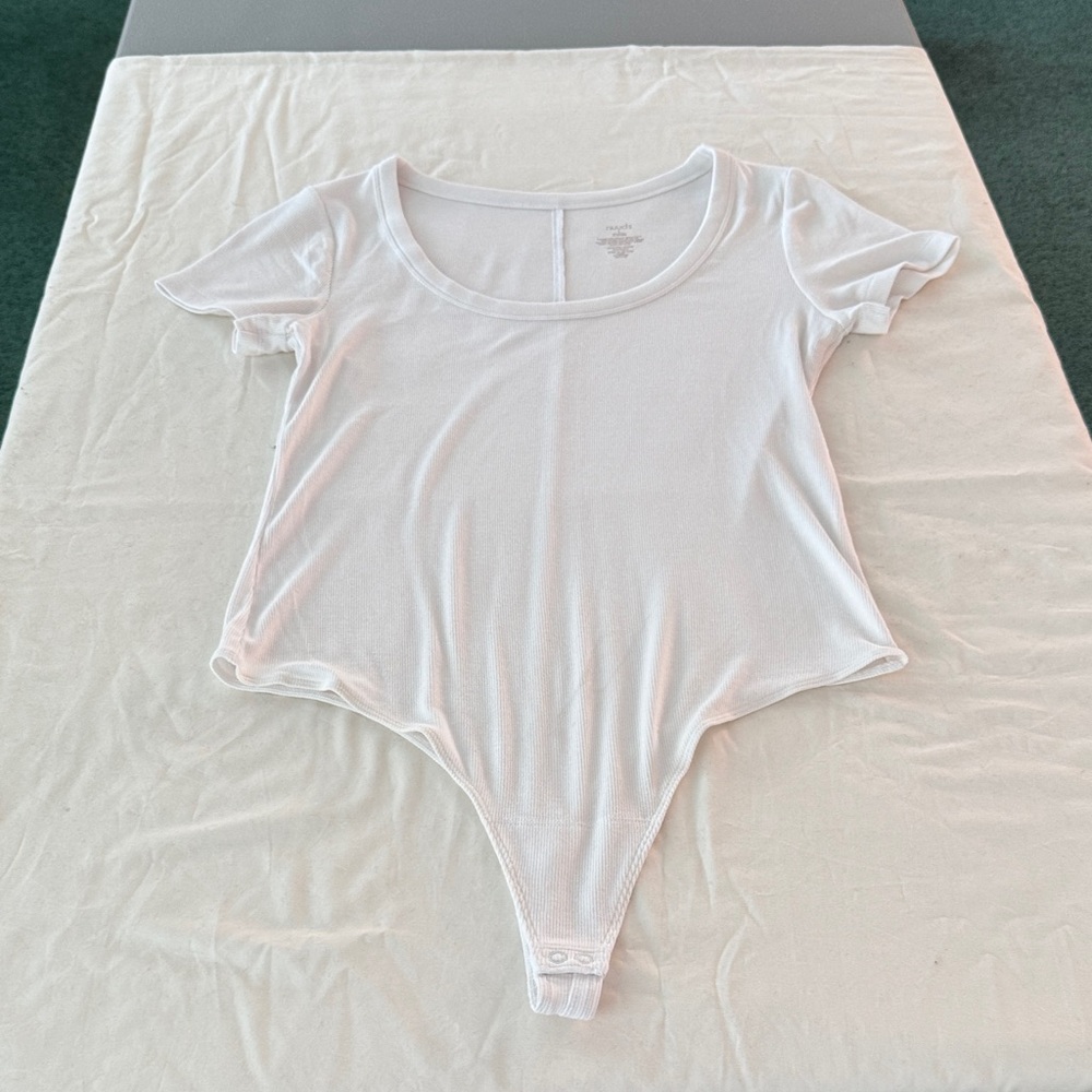 nuuds Women's White Bodysuit